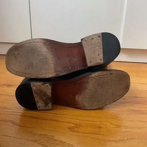 Rag&Bone Black Norton Tall Moto Combat Boots Sz 9 - Picture 8 of 11